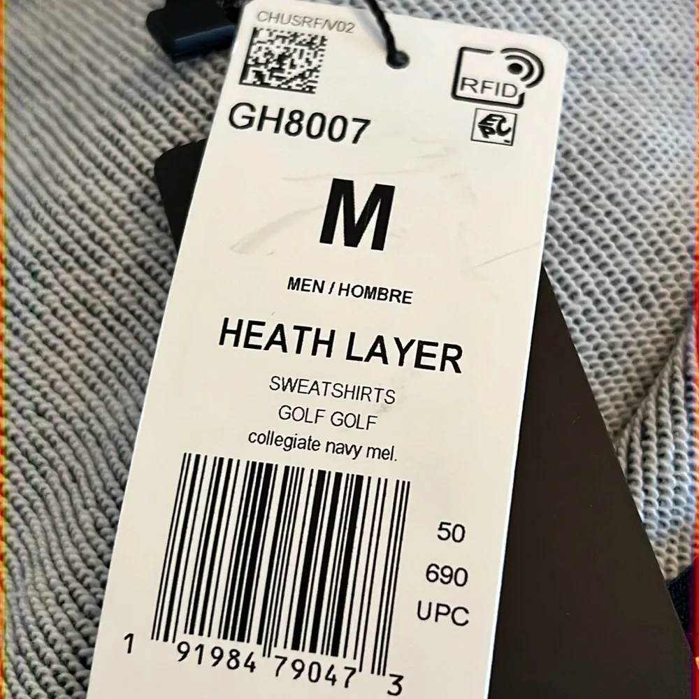 Adidas Heathered Layering Sweatshirt - Picture 15 of 15